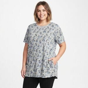 Goodfellow & Co Tropical Tunic Top Plus Size 2X